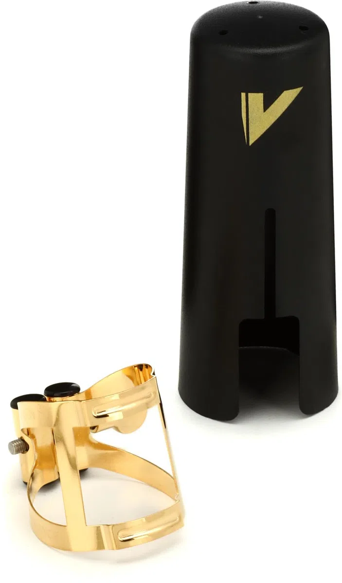 Vandoren LC58DP - Abrazadera para saxofón tenor, color dorado