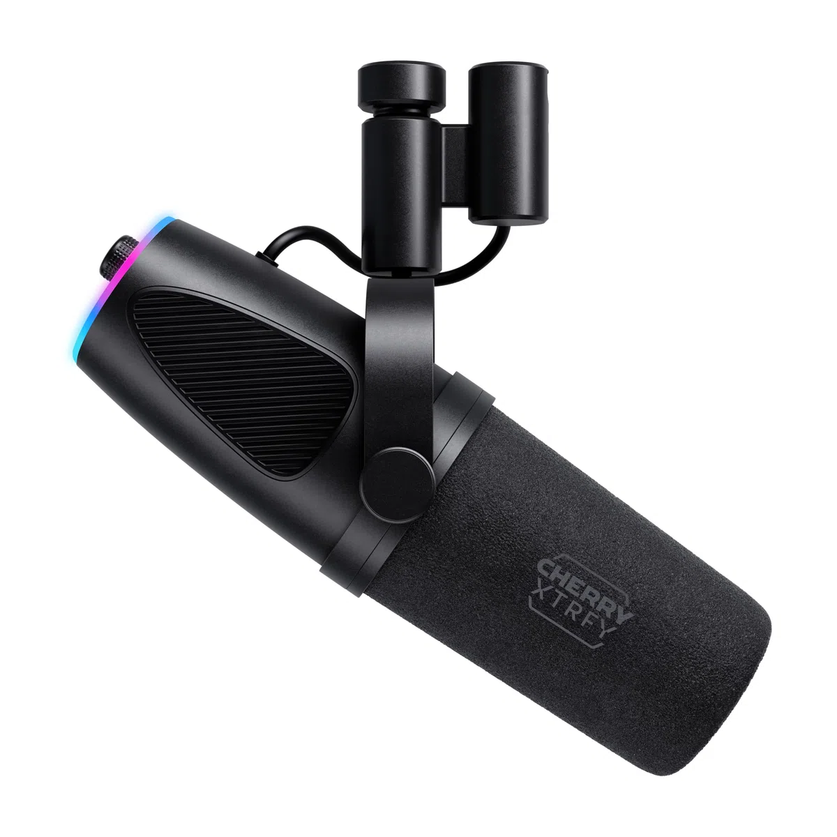 Ngale X Micrófono USB y XLR profesional para grabaciones y streaming, XLR y USB Plug & Play, Cardioid, interruptor Low-Cut para Gaming, negro