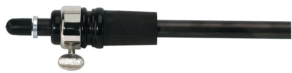 Ulsa 41461 - Aguja de contrabajo estándar de 45 cm de largo, cono negro, 29/32 mm, varilla tubular de metal de 16 mm de diámetro, fabricado en Alemania