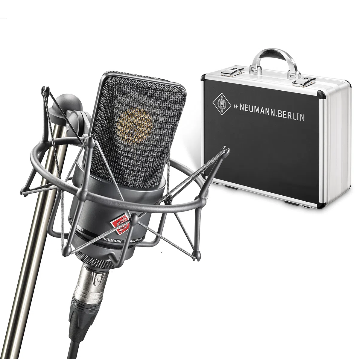 Neumann TLM 103-MT-Set - Micrófono de Estudio de Condensador de diafragma Grande, Color Negro
