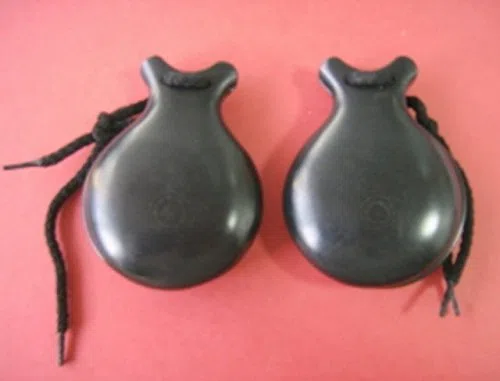 CASTAÑUELAS - Jale (87/8) Fibra de Vidrio Negro (Numero 8) Profesional