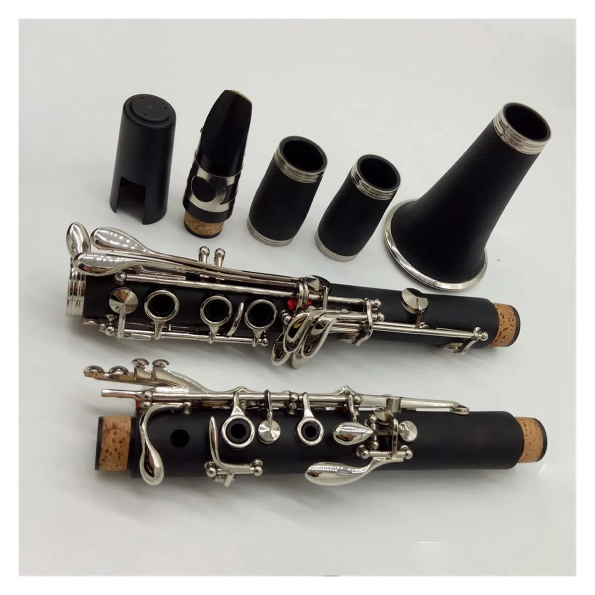 Nuevo Estudiante 17 Teclas BB Clarinete E11 Profesional Buffet Baquelita Clarinete Boquilla Accesorios Estuche Estudiantes Clarinete