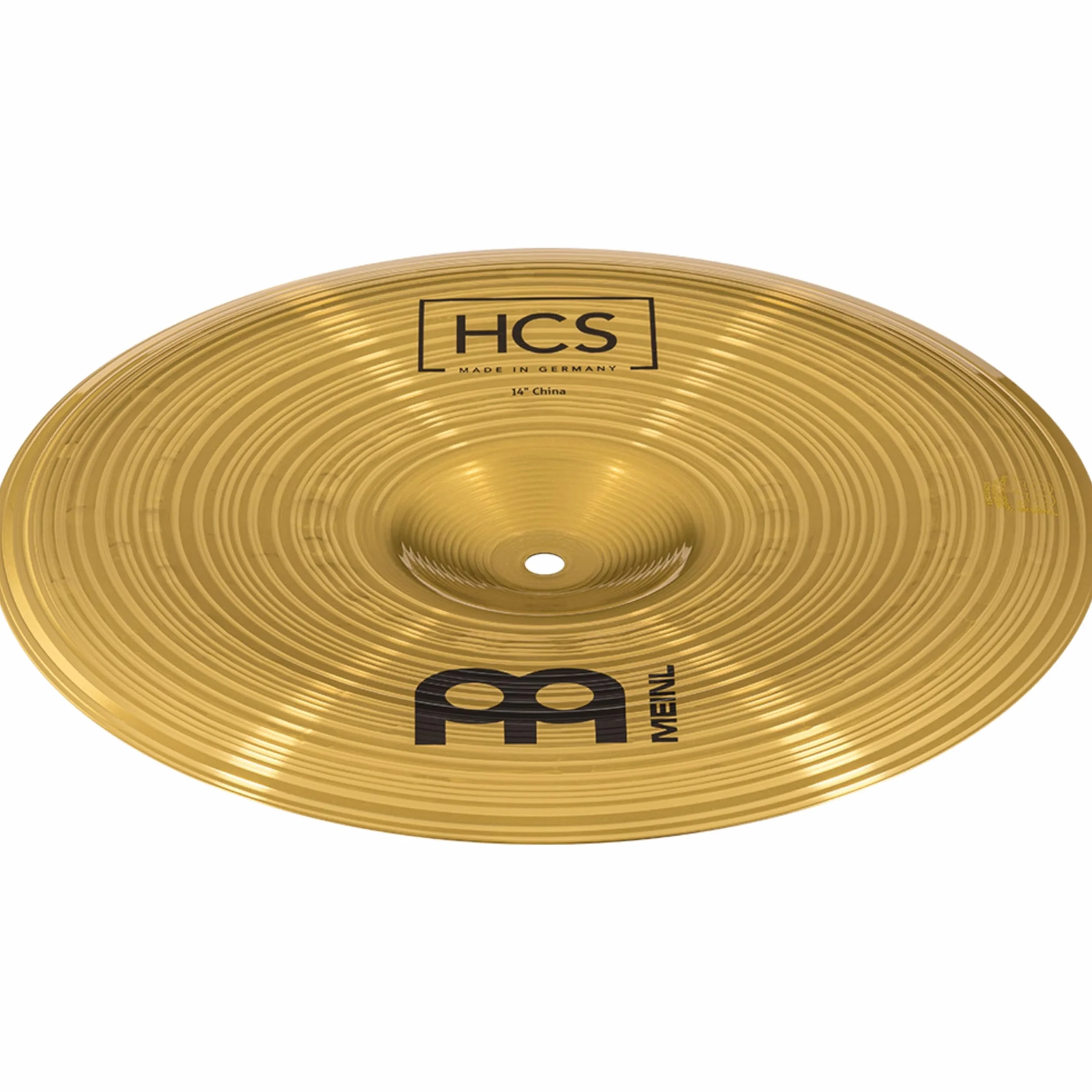 Meinl Cymbals HCS Plato China de 14 pulgadas (35,56cm) Platillos de Batería – Latón, Acabado Tradicional (HCS14CH)