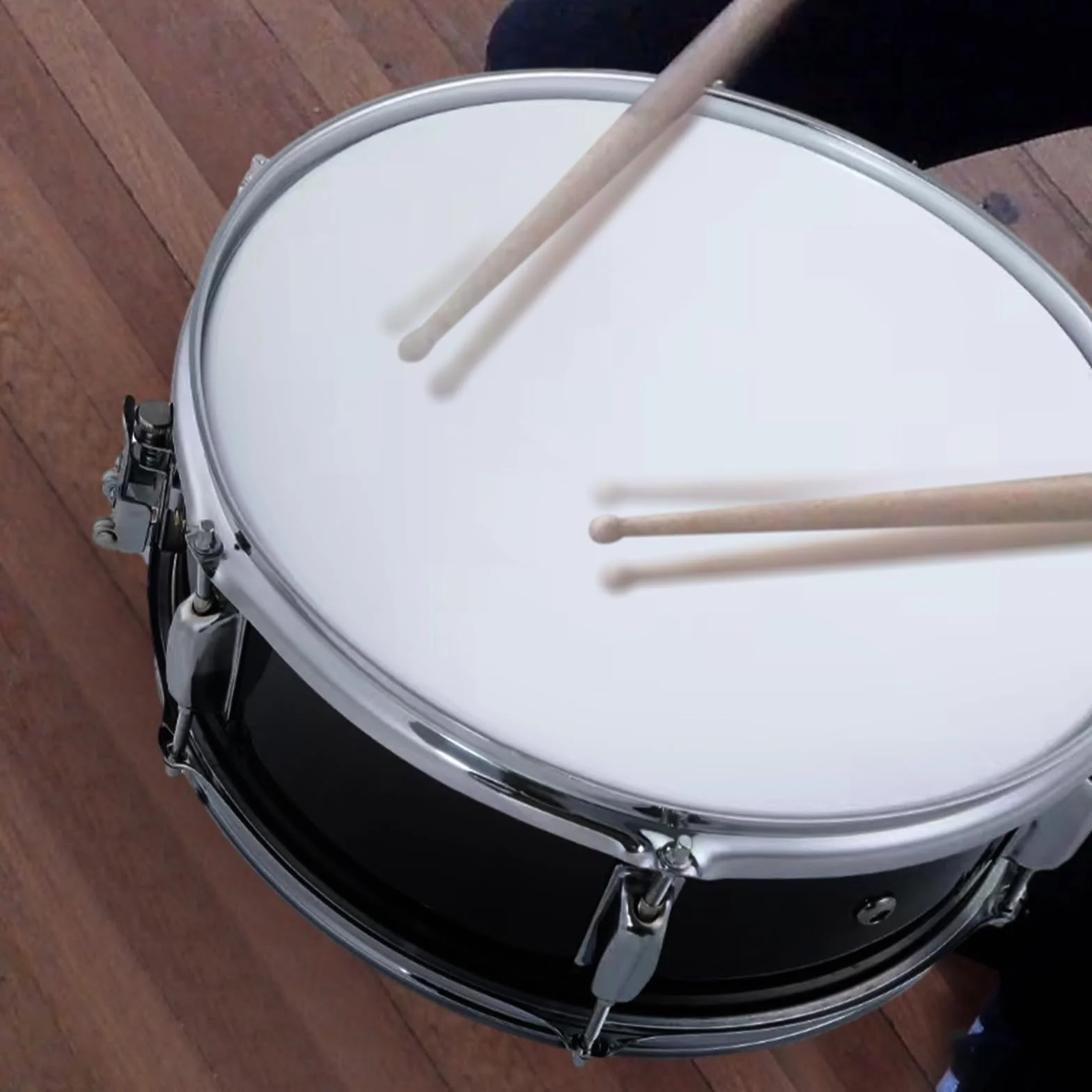 Caja de 12 Pulgadas Con Baquetas, Correa Para el Hombro, Instrumento de Percusión Con Llave de Tambor Para Estudiantes Principiantes, Juego Portátil de Marcha