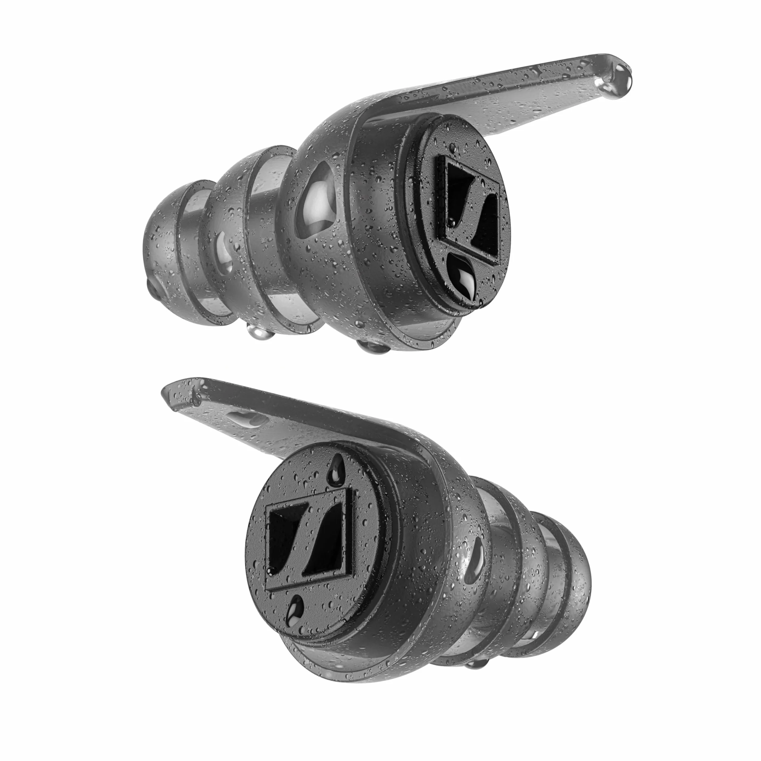 Tapones Sennheiser SoundProtex - Protección auditiva Reutilizable con 2 filtros Intercambiables - Sonido de Alta fidelidad a un Nivel de Volumen Seguro - Negro
