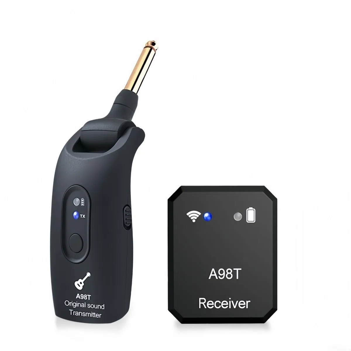 EasyByMall Sistema de monitoreo intraural inalámbrico de 2 4 GHz de frecuencia con baja latencia, ideal para músicos durante ensayos y espectáculos en vivo