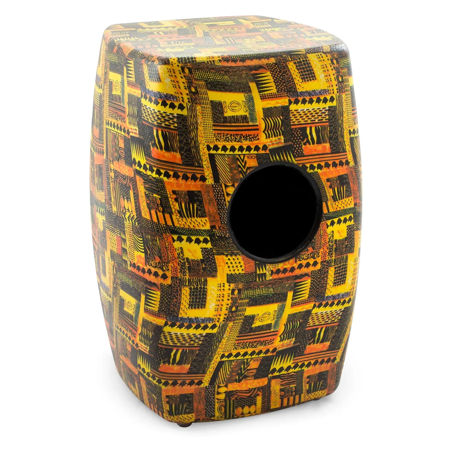 CAJ3 Cajón tamaño completo ajustable | Superficie de madera natural, trampas ajustables, sonido versátil, ideal para percusión y uso en directo