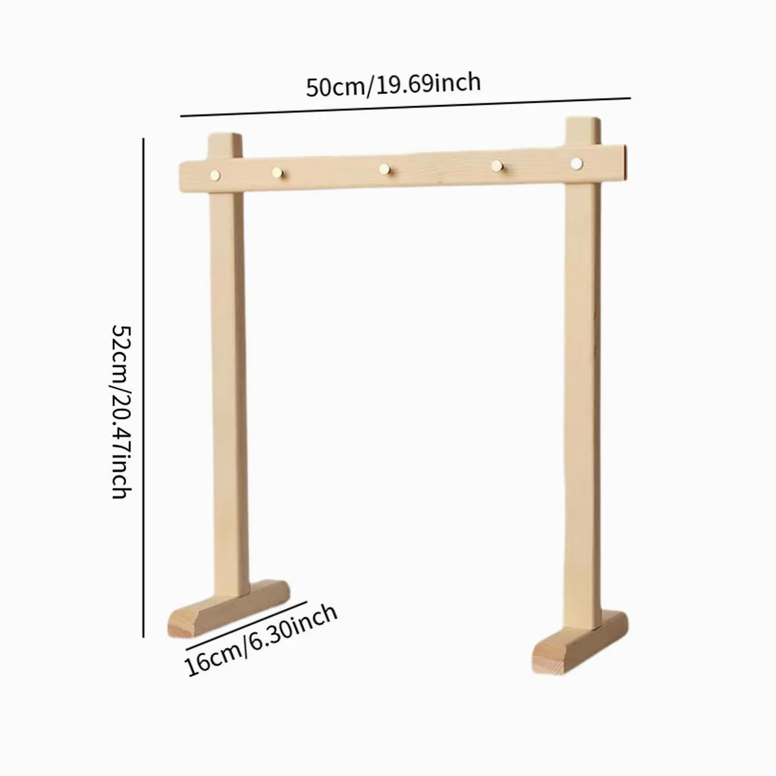 Baoblaze Soporte de Campanillas en Madera, Ideal para Gong Y Meditación, L
