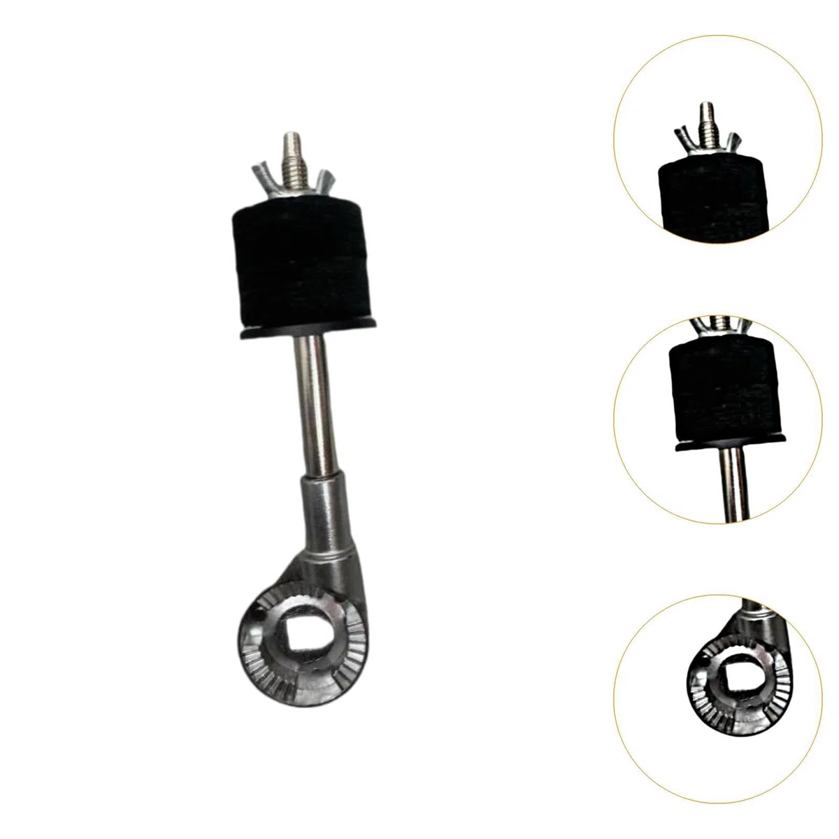 Accesorio de apilador de platillos instrumento de percusión profesional brazo de soporte de platillo, kit de batería de cabeza de platillo para, estilo un