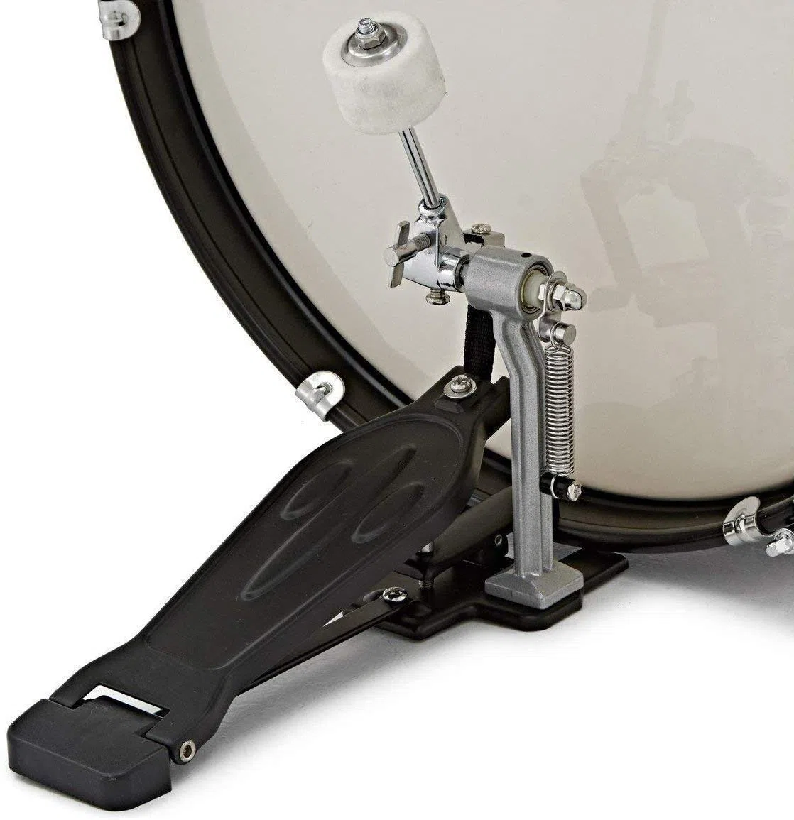 ROCKSTAR - Batería Iniciacion Fabricada de Madera 1044BL Instrumento Musical Percusión Asiento Pedal de Bombo y Baquetas
