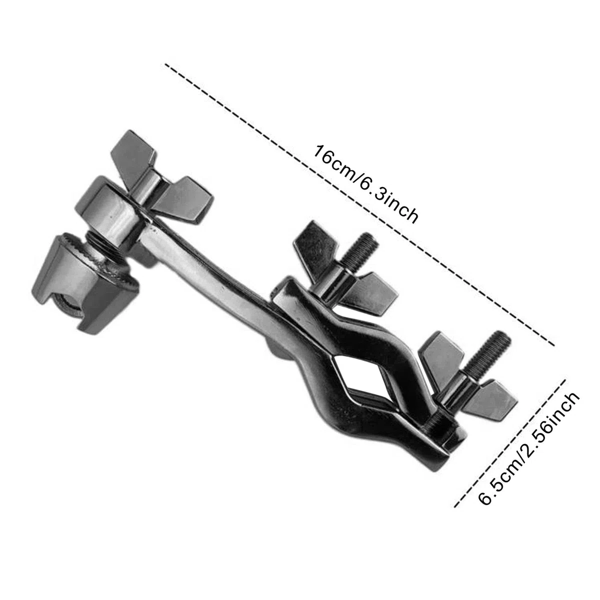 Abrazadera de Extensión para Soporte de Tambor, Soporte Profesional, Abrazaderas de Extensión para Tambores, Accesorios para Tambores