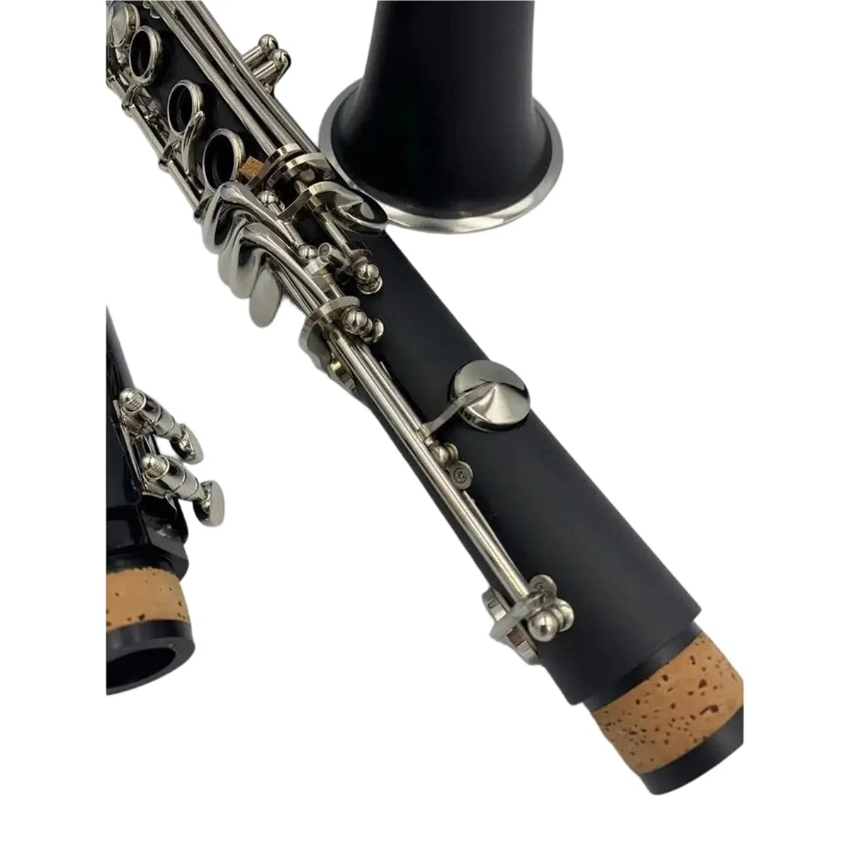 Instrumentos De Viento Madera En Si Bemol Tubo Negro Para Clarinete Con Estuche Y Accesorios