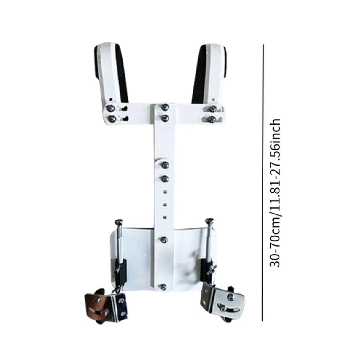 DuskHaven Soporte para Caja de Batería, Arnés para Caja de Batería de Altura Ajustable, Ideal para Conciertos Y Actuaciones.