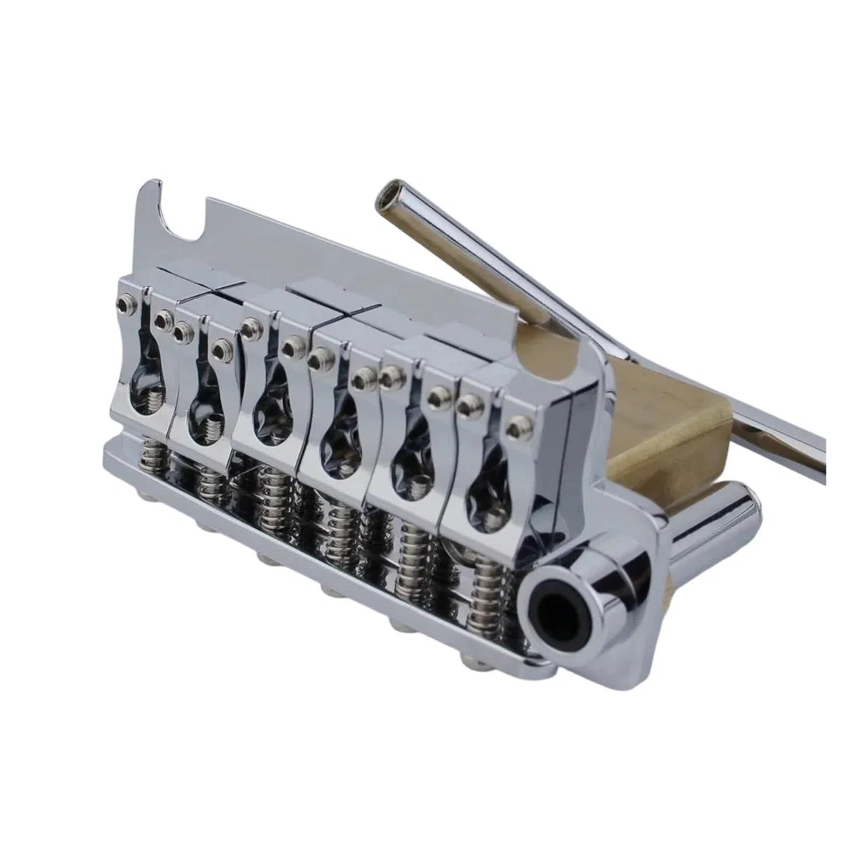Puente Sin Fijación De Guitarra Con Acción De Cuerdas De 10.8 Mm Con Montura De Trémolo Y Bloque De Latón Puente De Guitarra Profesional(CR)
