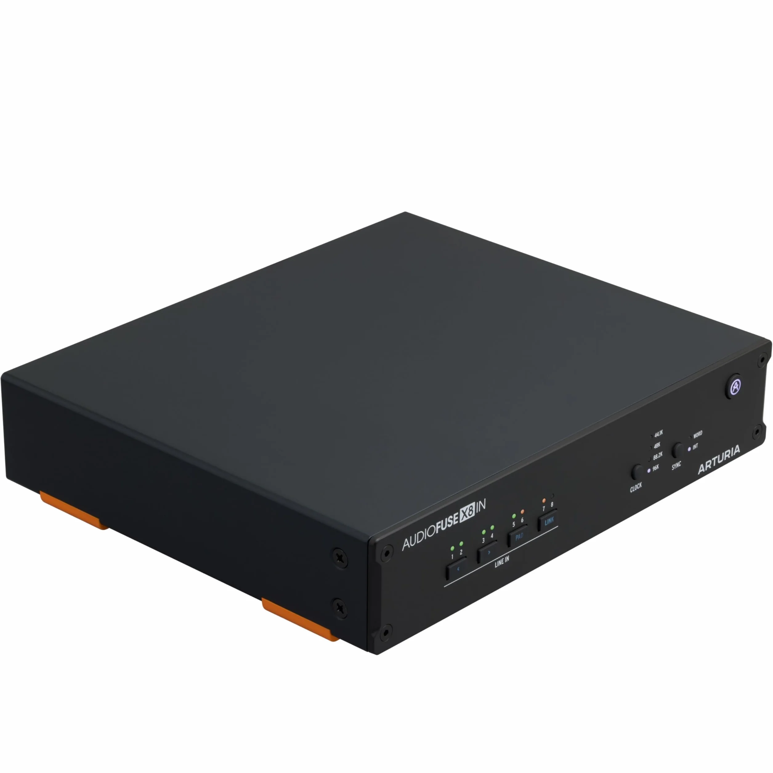 Arturia AudioFuse X8 IN unidad expansión ADAT para interfaces de audio, 8 entradas línea alto nivel, convertidores AD de última generación de 44,1-96 kHz, salida ADAT, entrada reloj de palabras BNC