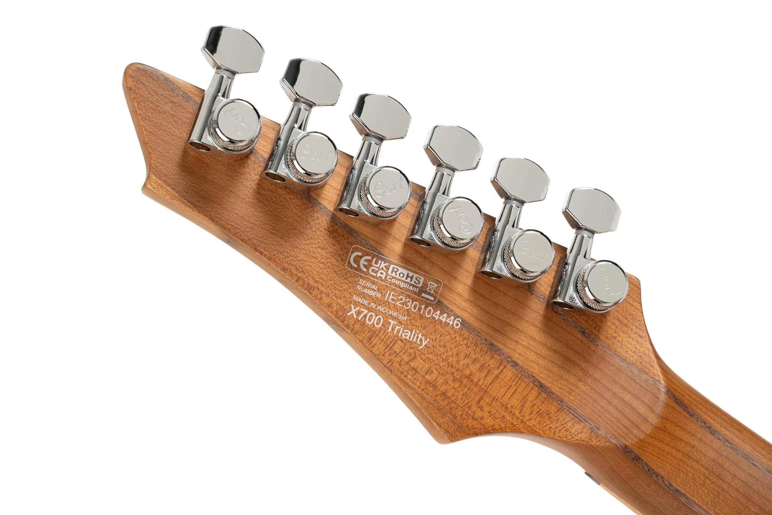 Cort X700 Triality - Guitarra eléctrica de alto rendimiento de 6 cuerdas, color negro