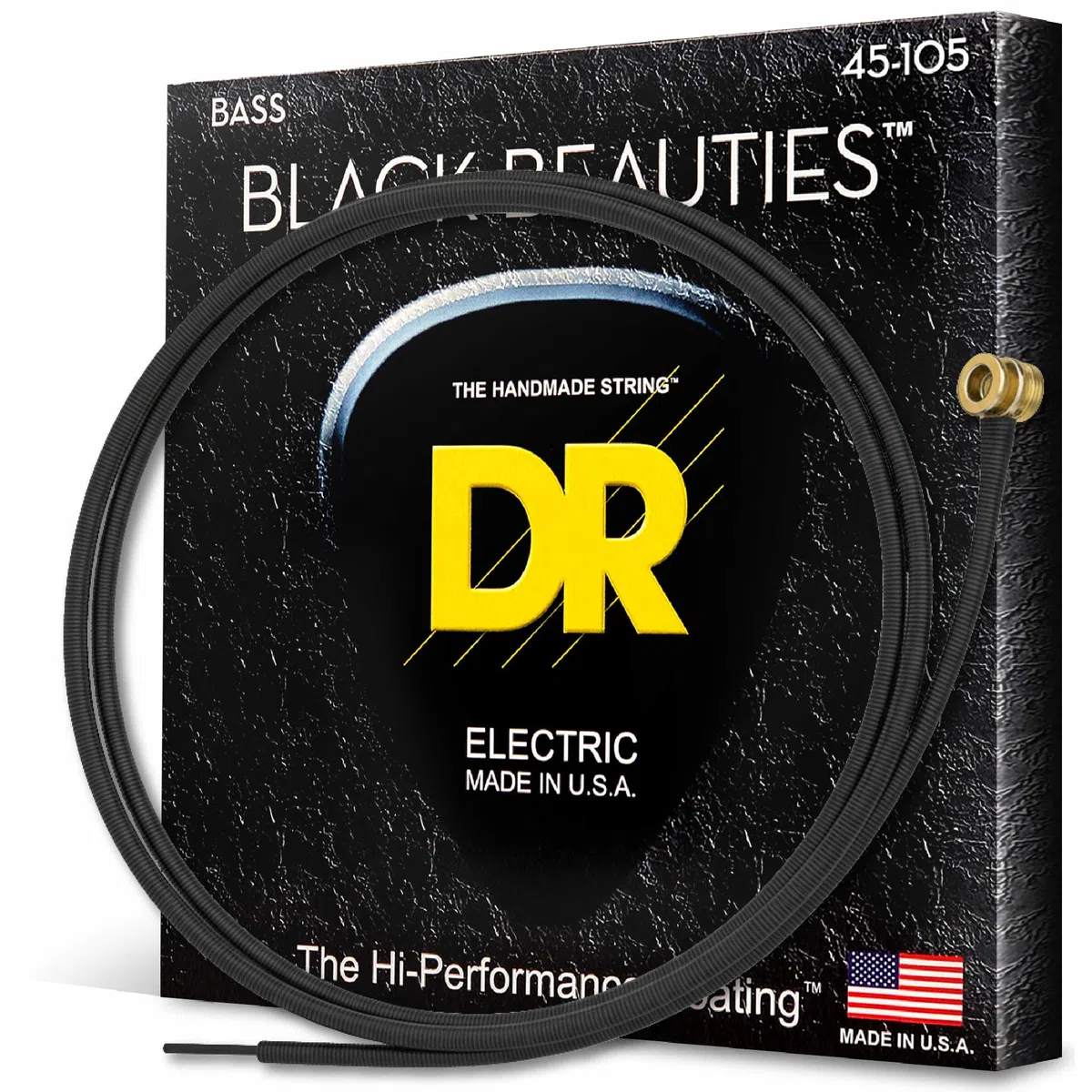 DR String BKB-45 Black Beauties Juego Cuerdas Bajo