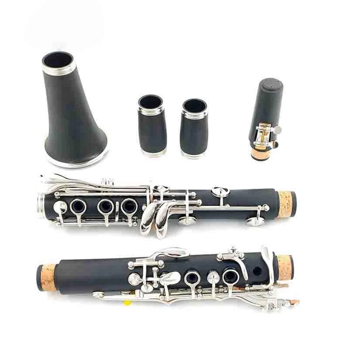 Instrumento Musical Clarinete Clarinete Sib Instrumento De Viento Madera De 17 Teclas Para Adultos