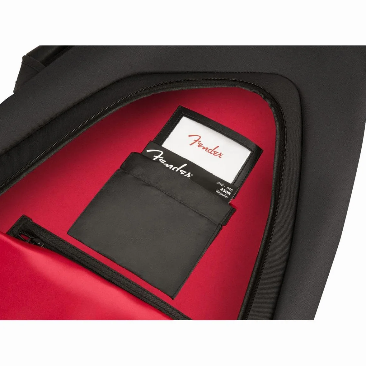 Fender FE610 Funda para Guitarra Eléctrica, con Mango de 2 Piezas, Color Negro