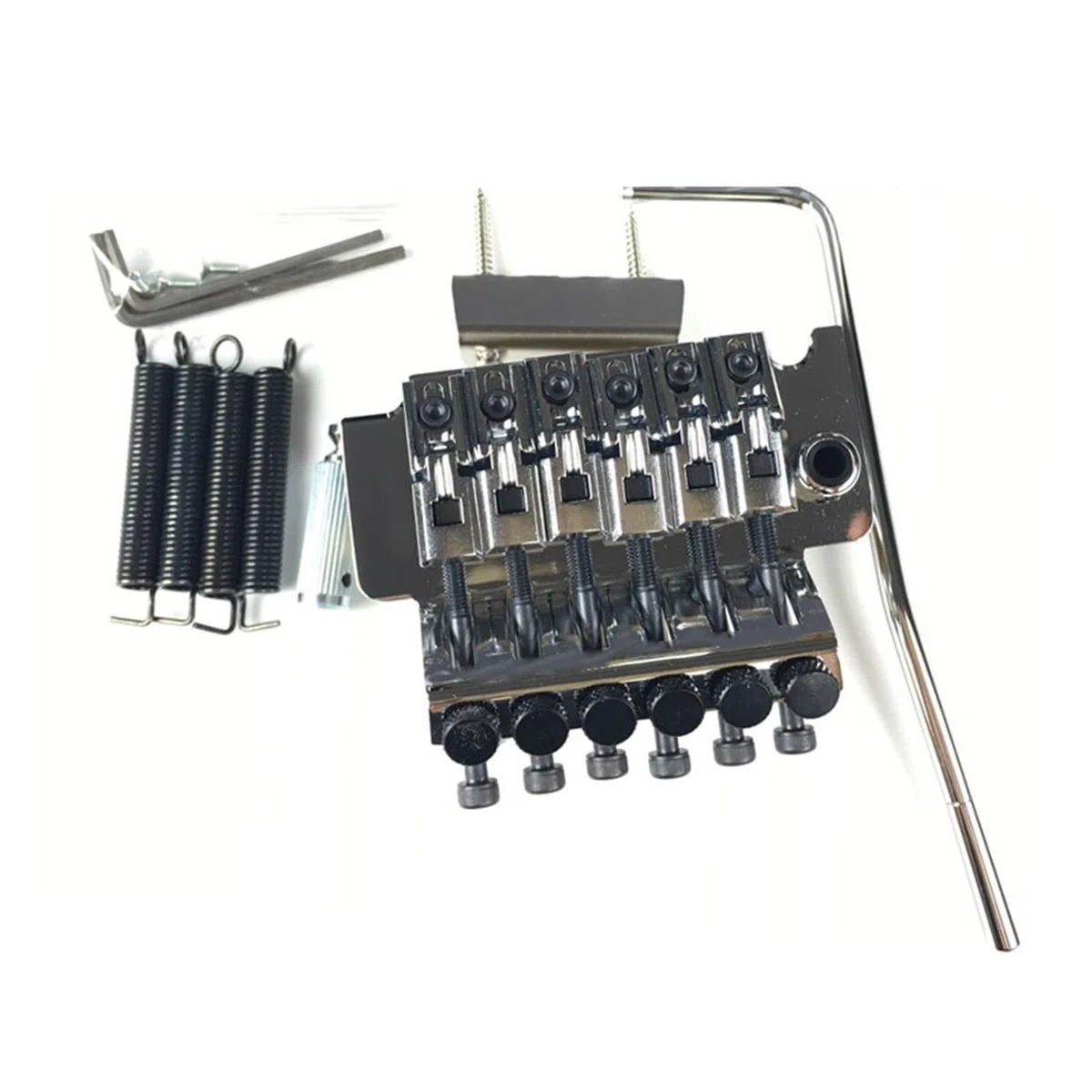 Guitarra Eléctrica Doble Trémolo Puente Vibrato Adecuado Para Principiantes Accesorios De Instrumentos | Puente de guitarra(Type2)