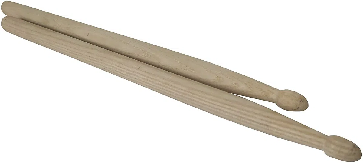 ROCKSTAR - Batería Iniciacion Fabricada de Madera 1044BL Instrumento Musical Percusión Asiento Pedal de Bombo y Baquetas