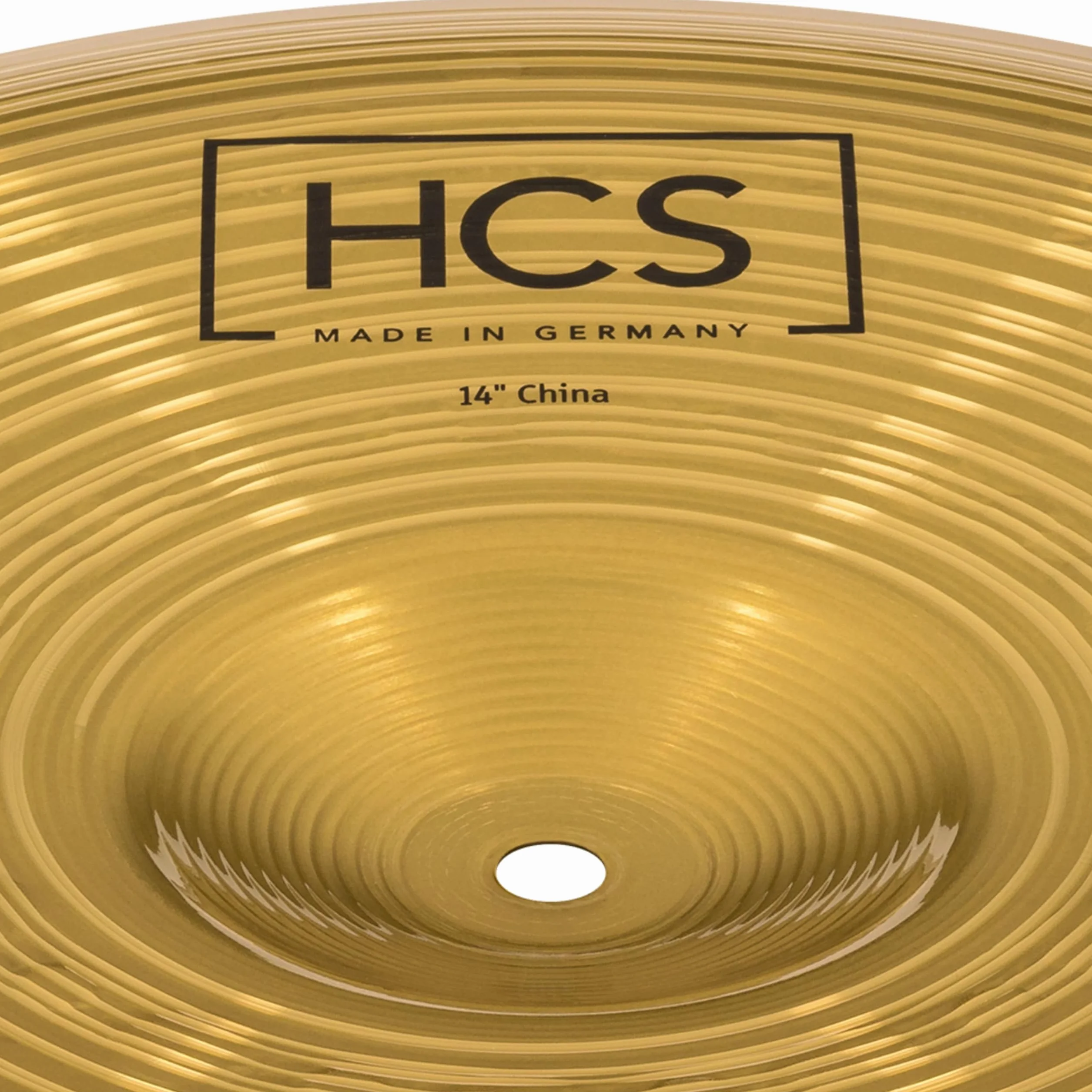Meinl Cymbals HCS Plato China de 14 pulgadas (35,56cm) Platillos de Batería – Latón, Acabado Tradicional (HCS14CH)