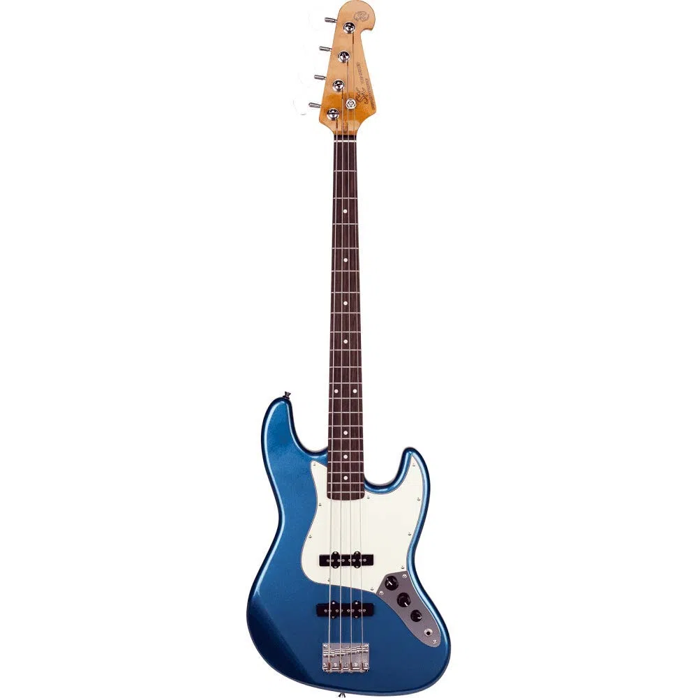SX Vintage Series SJB62+ Guitarra Bajo Eléctrico Estilo JB - Lake Placid Azul