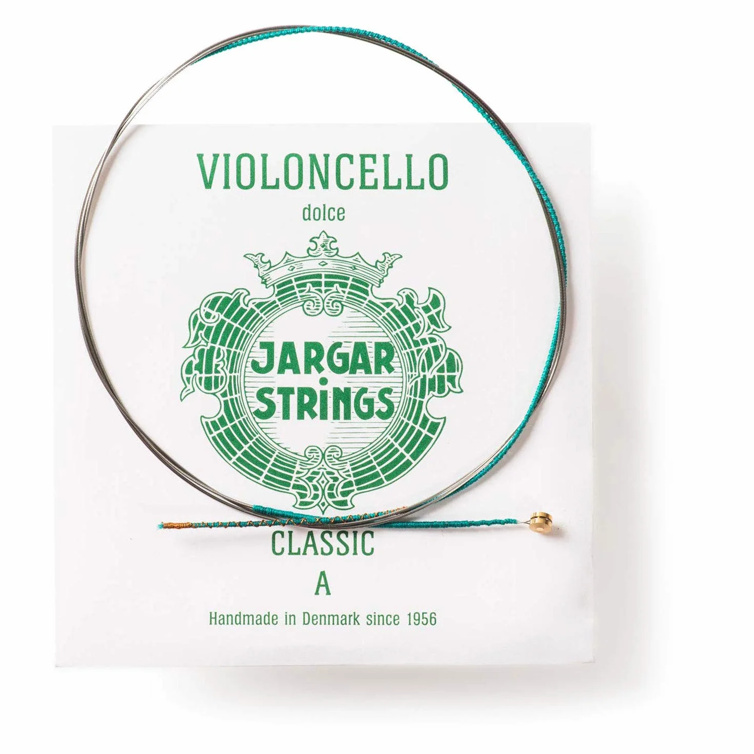 Jargar Classic A acero inoxidable - Juego de 4 cuerdas - Cuerda de cello - Dolce - Calibres de cuerdas/Tensión 0,74mm/16,3kp/35.8lbs