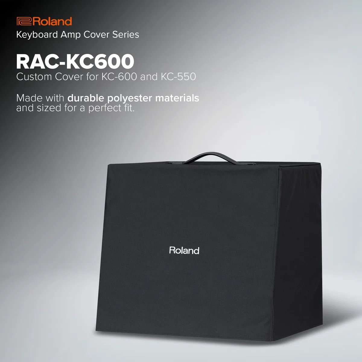 Funda a medida Roland RAC-KC600 para los amplificadores de teclado KC-600 y KC-550 | Consigue que tu amplificador luzca como nunca con esta auténtica funda de amplificador Roland