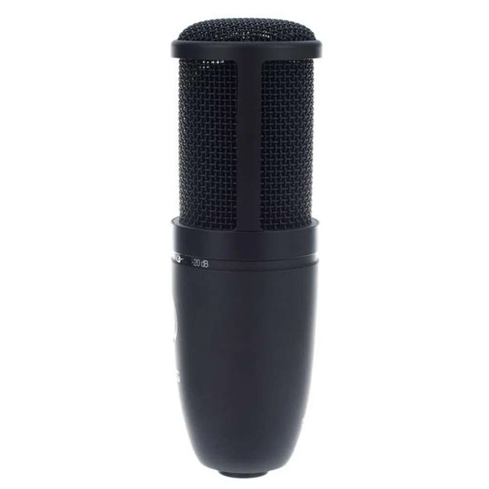 AKG Perception 120 - Micrófono | Condensador verdadero 2/3, almohadilla de -20 Db, corte de graves de 300 Hz, hasta 150 Db Spl, salida Xlr, Phantom de 44-52 V
