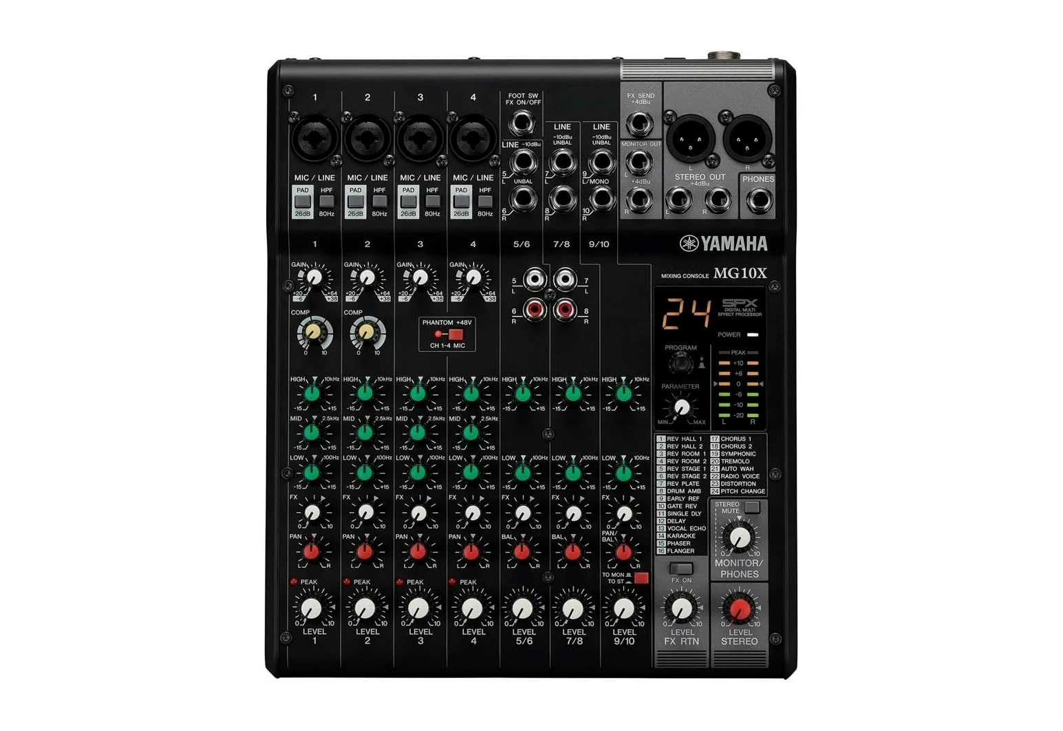 Yamaha MG10X mezclador analógico 10 canales