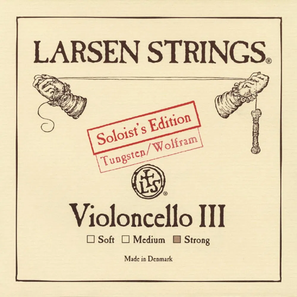CUERDAS LARSEN Cuerdas para violonchelo Original G Wolfram Soloist Strong