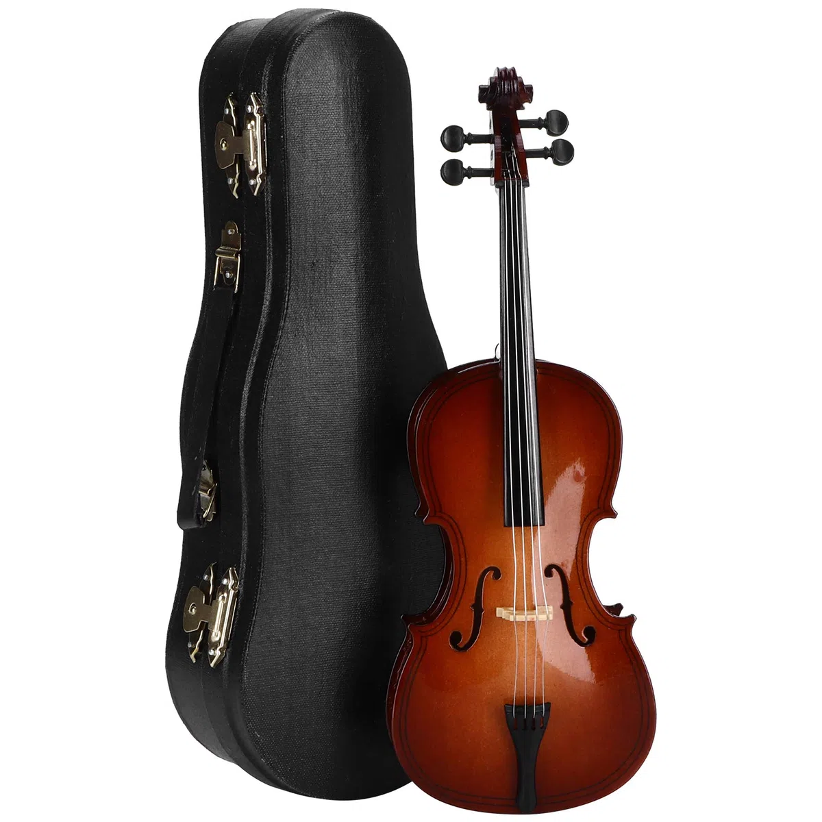 Kadimendium Mini modelo de violonchelo, modelo de violonchelo instrumento musical ornamento exquisito 23cm/9.1in para hombre para regalos adornos para regalo delicado