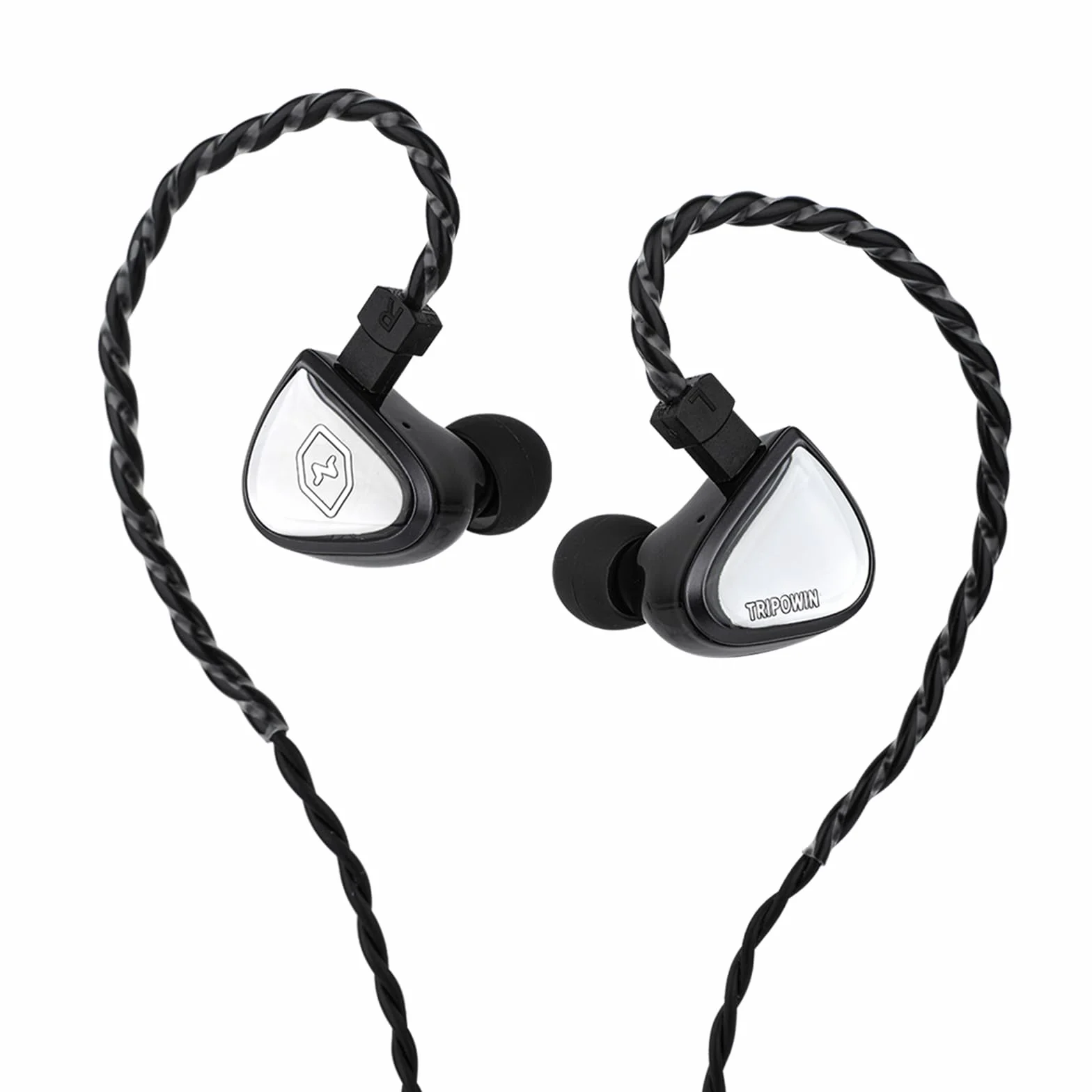 Linsoul Tripowin x 0DiBi: Vivace Monitor in Ear, 10mm diafragma Titanio Controlador dinámico IEM, HiFi Auriculares con Cable, Auriculares para Juegos Desmontable 2Pin para músicos entusiastas