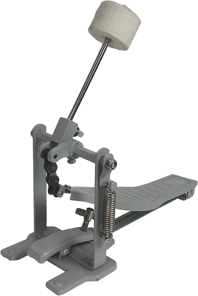 ROCKSTAR - Batería Iniciacion Fabricada de Madera 1044BL Instrumento Musical Percusión Asiento Pedal de Bombo y Baquetas