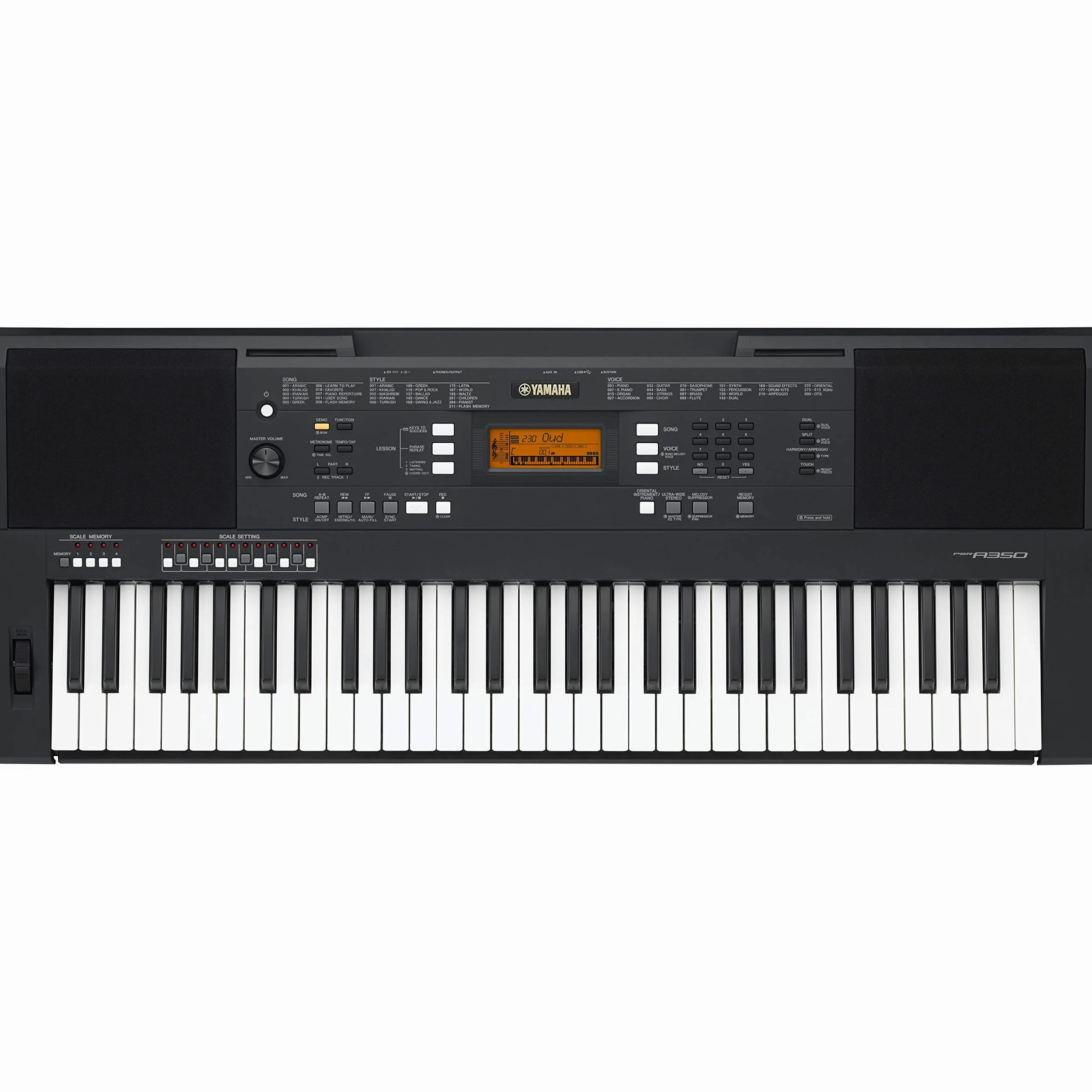 Yamaha PSRA-350 - Teclado portátil