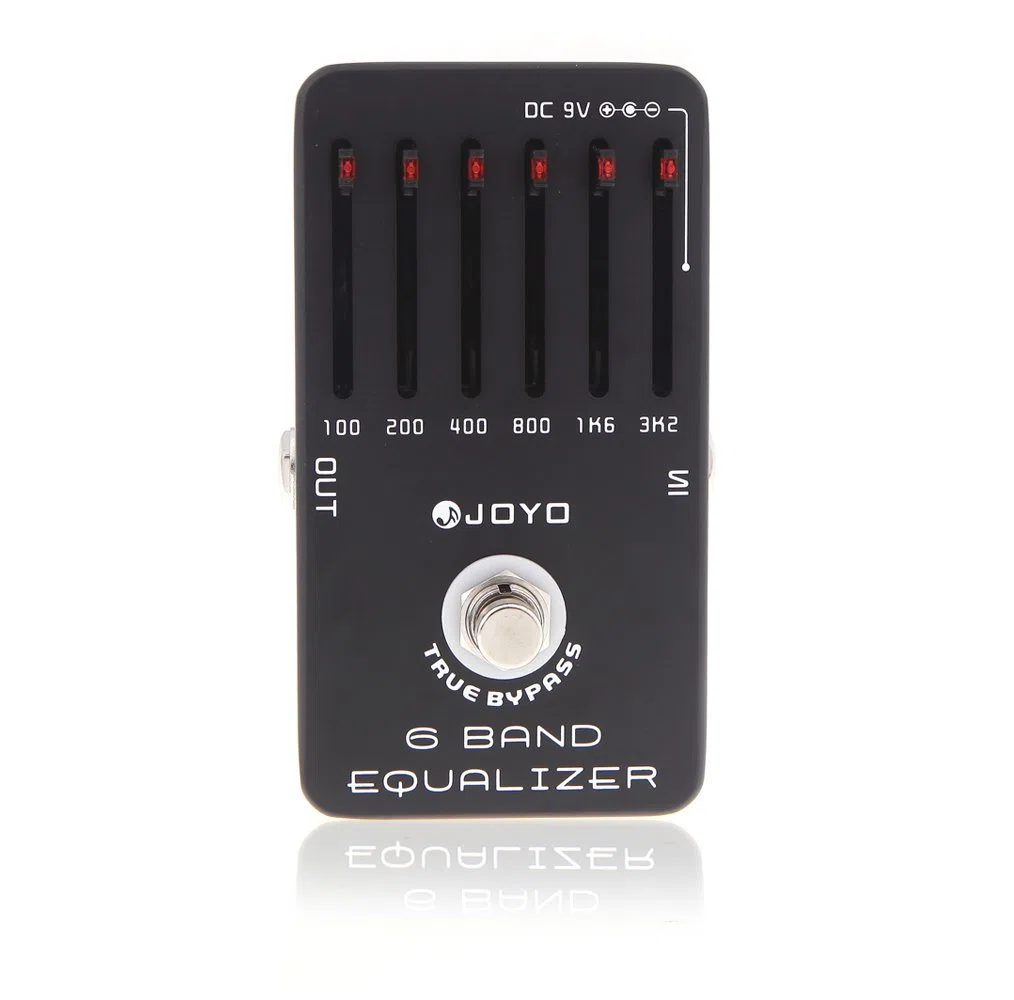 JOYO JF-11 6-banda Ecualizador Pedal De Efectos De Guitarra