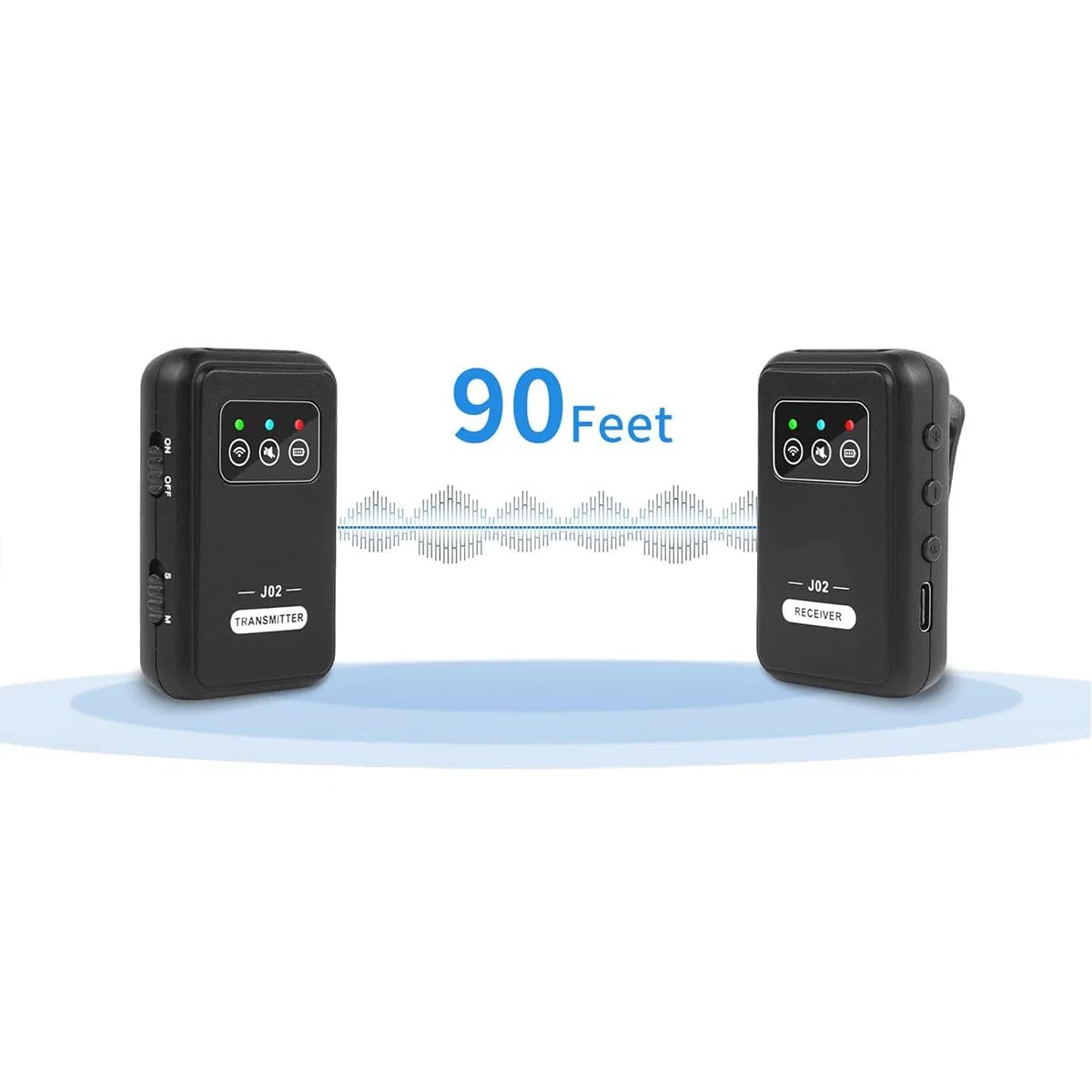 Sarini Sistema de monitoreo intrauditivo estéreo/Mono inalámbrico 2.4G, función de emparejamiento de Auriculares, Sistema estéreo Profesional para Estudio y presentaciones en Vivo