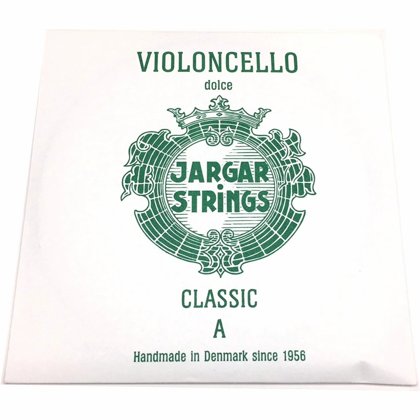 Jargar Classic A acero inoxidable - Juego de 4 cuerdas - Cuerda de cello - Dolce - Calibres de cuerdas/Tensión 0,74mm/16,3kp/35.8lbs