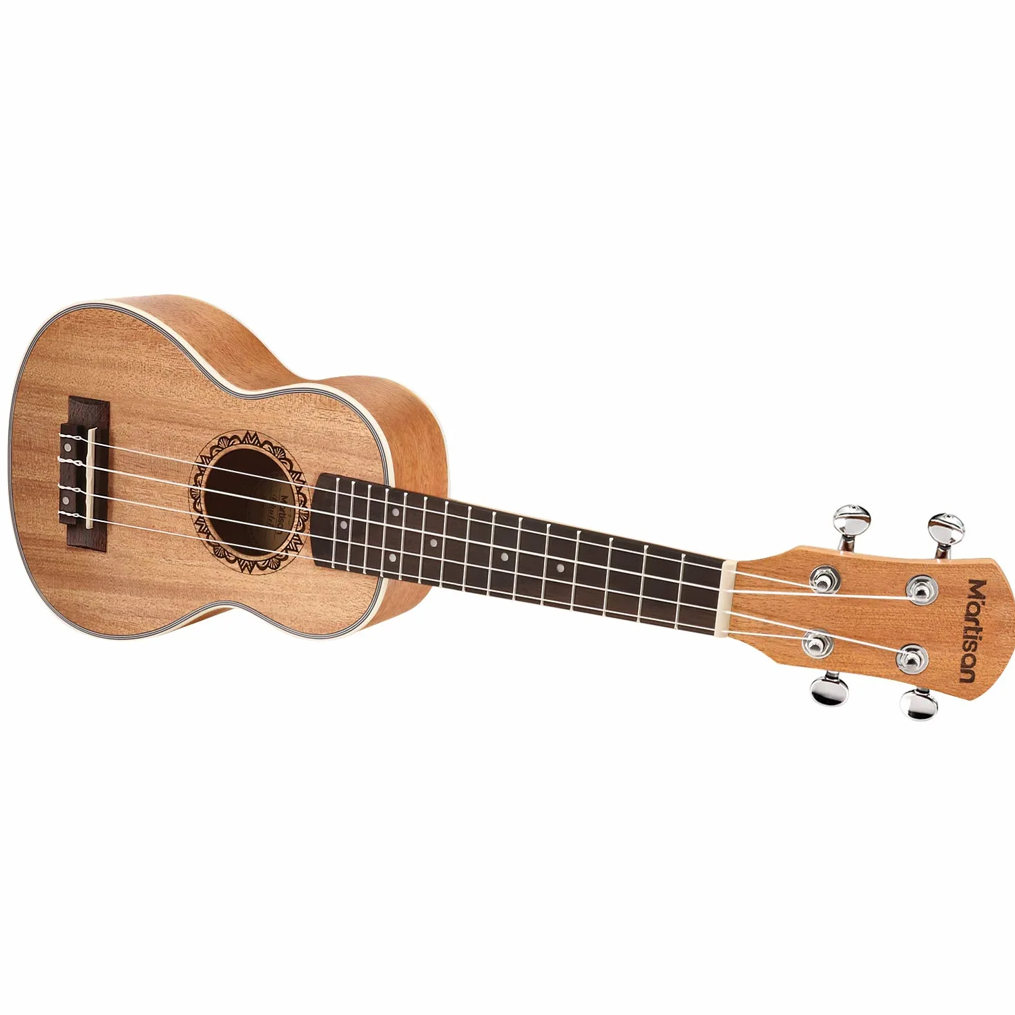 MARTISAN 21in Ukelele soprano Hawaiano Ukulele Aquila Cuerdas Incluye: Funda, Afinador, Cuerdas Extra, Correa Ajustable, Púas