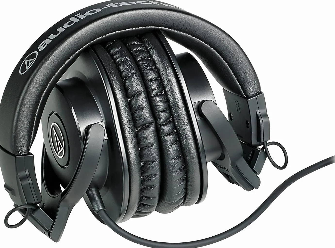 Audio-Technica M30x Auriculares Profesionales de Monitoraje Negro. & M-Audio M-Track Duo - Interfaz Audio, Tarjeta de Sonido USB para grabación, transmisión, podcasting