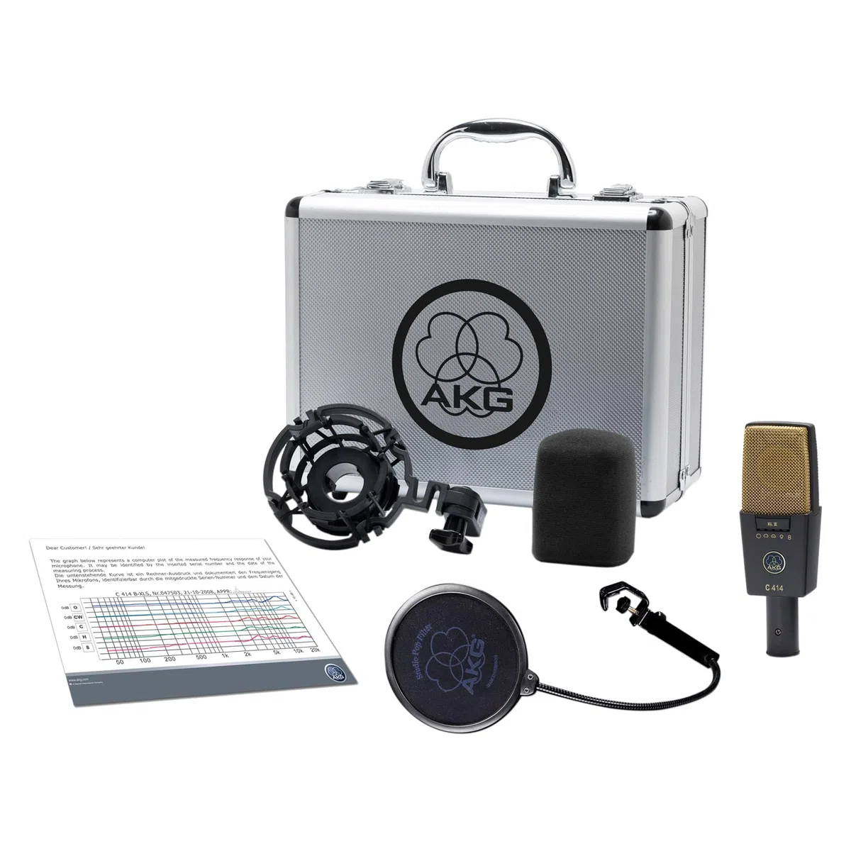 AKG C414 XLII Micrófono Condensador para Voces