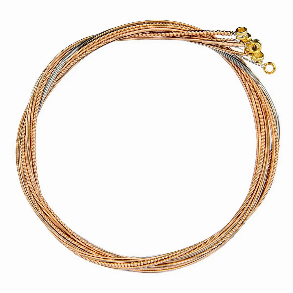 KINGDUO 24Pcs / 4Pack Cuerdas De Guitarra Acústica Profesional Recubrimiento De Bronce Fosforoso Acero Alambre .012-.053 Inch Sensación De Mano Dura Na-G3