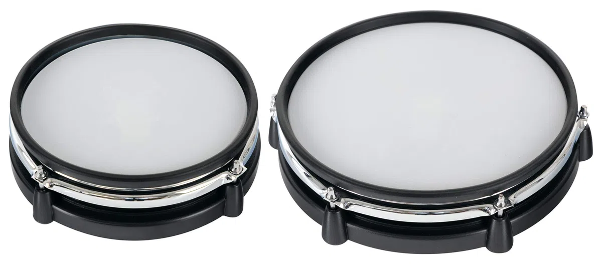 XDrum Pads de Malla de 8" y 10" Incl. Soporte
