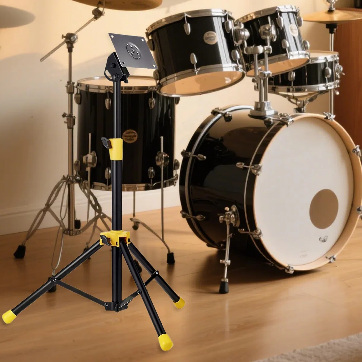 Soporte Para Caja Clara | Soporte Ajustable Para Caja Con Trípode | Accesorios Y Sujeción Para Estudio En Casa Y Audio En