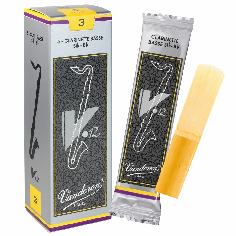 Vandoren CR623 - Caja de 5 cañas para clarinete bajo