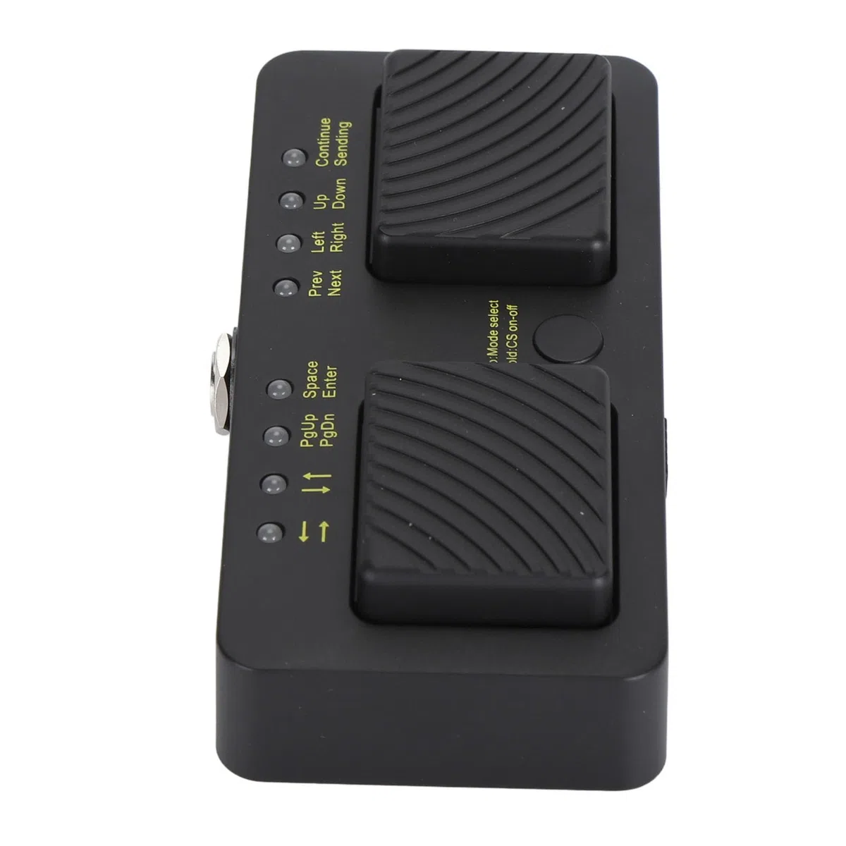 Sxhlseller Pedal Inalámbrico para Cambio de Página para Control de Partituras, Funcionamiento Silencioso para Estudio de Grabación, Carga USB, para Tableta, Portátil, PC, Plástico