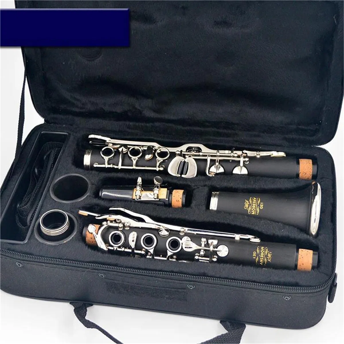 Clarinete Principiantes Clarinete De 20 Teclas | Si bemol (Bb) / Caucho duro (Ebonita)