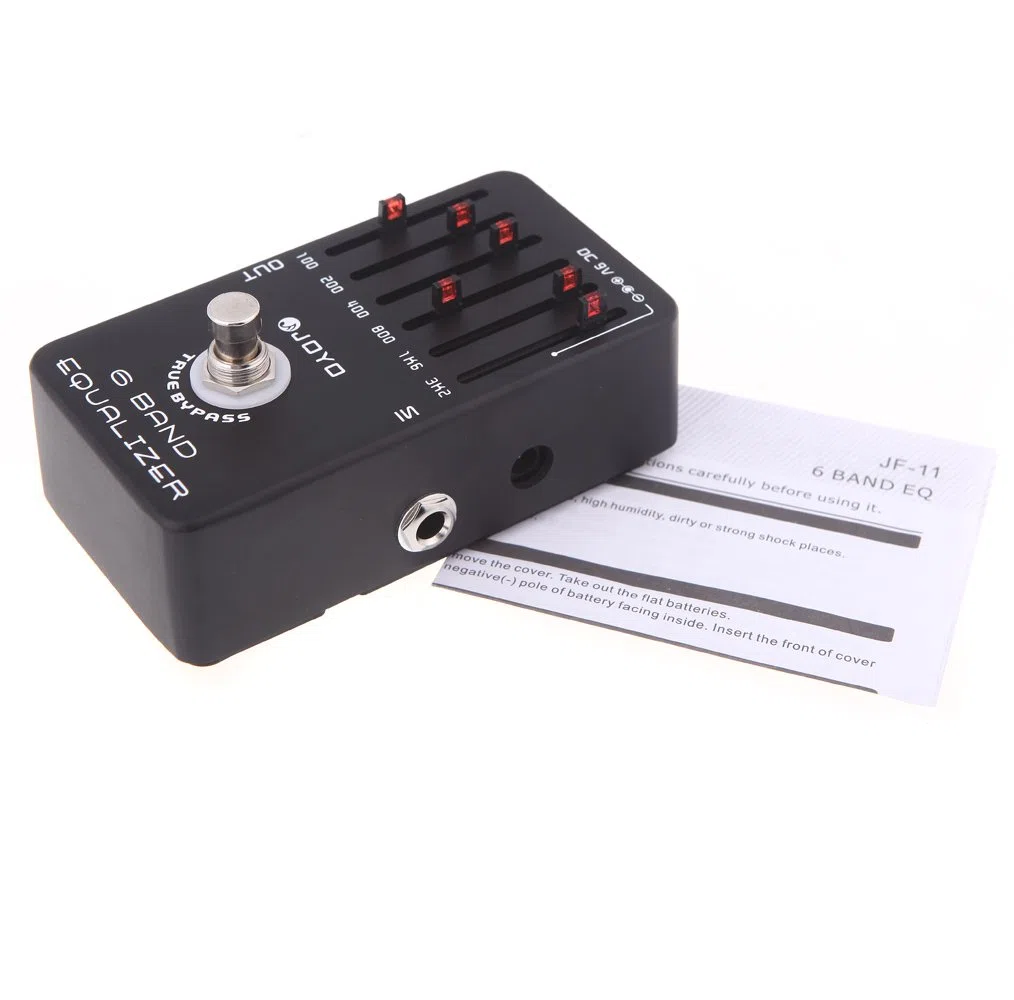 JOYO JF-11 6-banda Ecualizador Pedal De Efectos De Guitarra