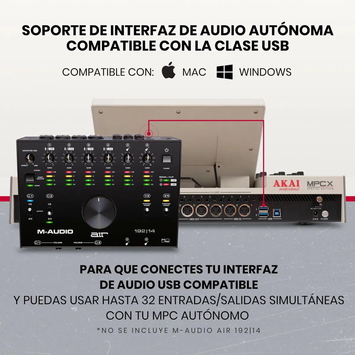Akai Professional MPC X SE - Centro de Producción Autónomo y Beat Maker con Pantalla Multitáctil de 10.1", Pads de Batería, Synth Engines, 48 GB de Almacenamiento e Integración con Native Instruments